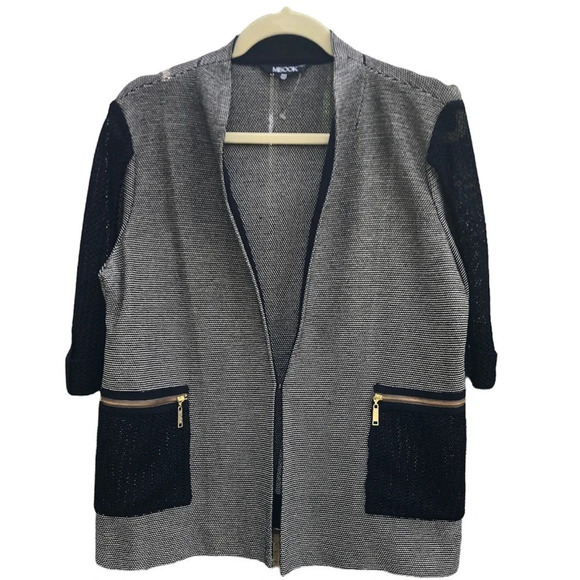 NWOT MISOOK 3/4 SLEEVE CARDIGAN - Picture 1 of 4